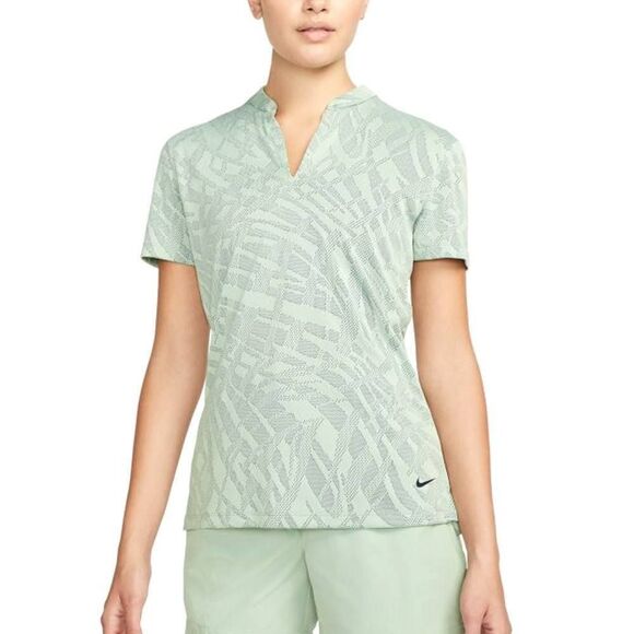 Nike Women's Medium Dri-FIT Victory Jacquard Printed Golf Polo DA3261 387 NEW - Picture 1 of 11